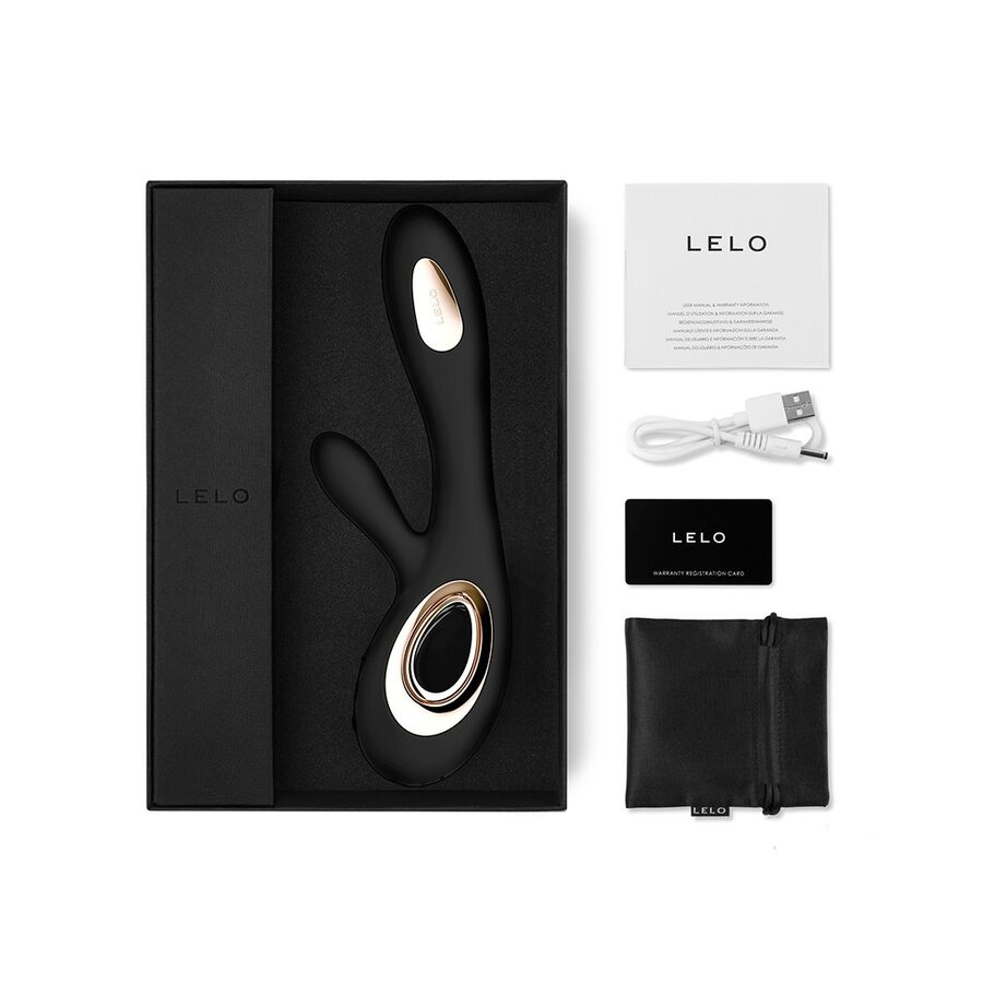 LELO - SORAYA WAVE VIBRADOR CONEJO NEGRO