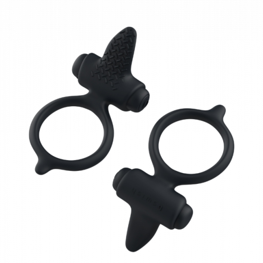 B SWISH - ANILLO VIBRADOR BÁSICO BCHARMED - NEGRO