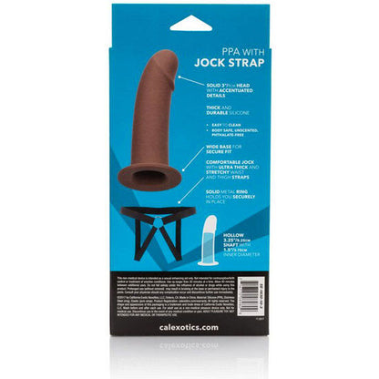 CALEXOTICS - PPA AVEC JOCK STRAP MARRON