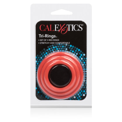 CALEXOTICS - SET DE TRI-ANILLOS ROJOS