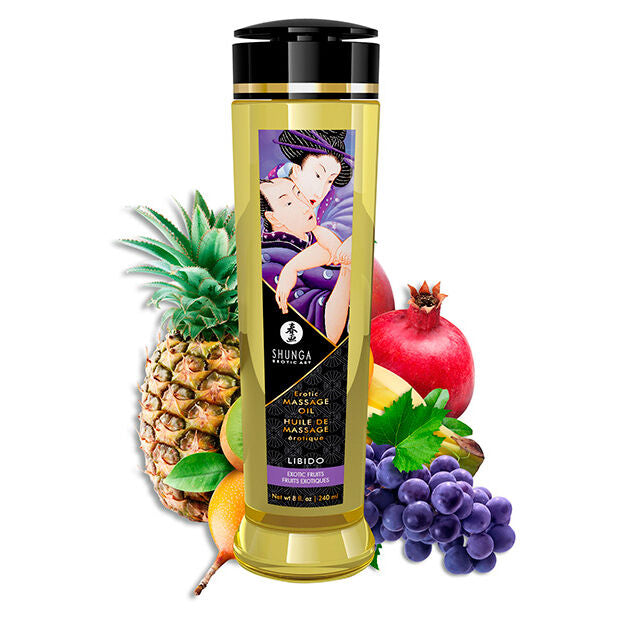 SHUNGA - HUILE DE MASSAGE EROTIQUE LIBIDO 240 ML