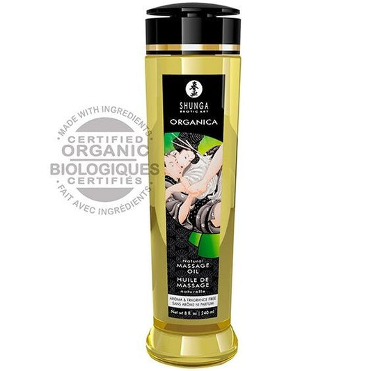 SHUNGA - HUILE DE MASSAGE BIO NATURELLE 240 ML