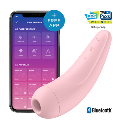 SATISFYER - CURVY 1 + RED PINK