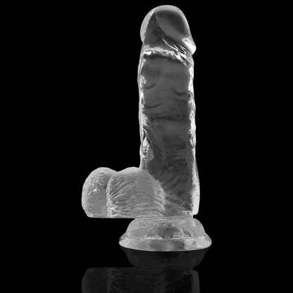 X RAY - DILDO RÉALISTE TRANSPARENT ET TRANSPARENT 15,5 CM -O- 3,5 CM