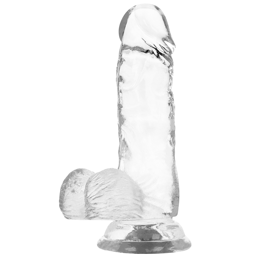 X RAY - DILDO RÉALISTE TRANSPARENT ET TRANSPARENT 15,5 CM -O- 3,5 CM