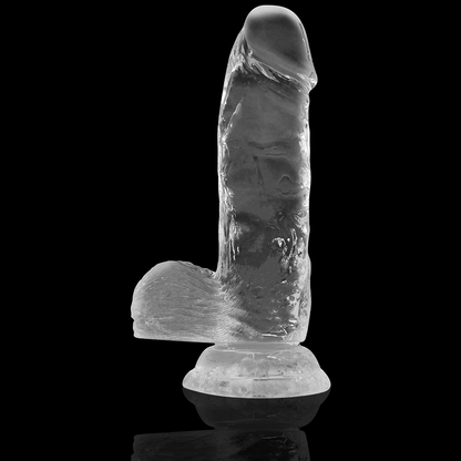 X RAY - DILDO RÉALISTE TRANSPARENT ET TRANSPARENT 15,5 CM -O- 3,5 CM