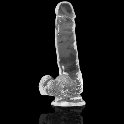 X RAY - GODE RÉALISTE TRANSPARENT ET TRANSPARENT 18,5 CM -O- 3,8 CM