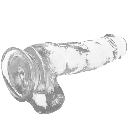 X RAY - GODE RÉALISTE TRANSPARENT ET TRANSPARENT 18,5 CM -O- 3,8 CM