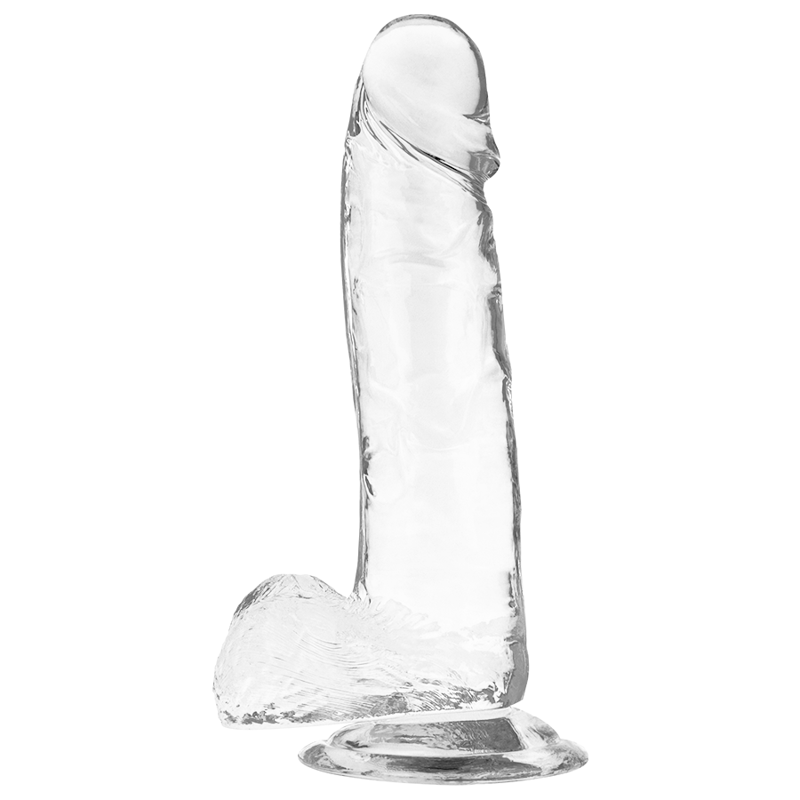 X RAY - CLEAR COCK WITH BALLS 20 CM -O- 4.5 CM