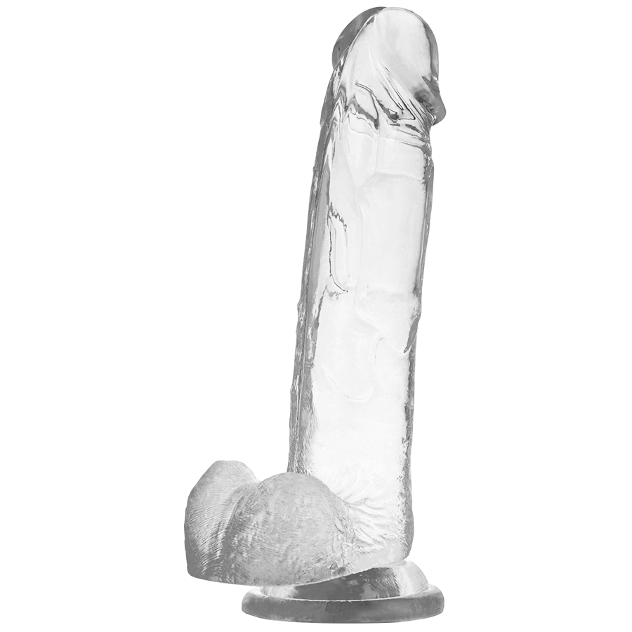 X RAY - GODE RÉALISTE TRANSPARENT ET TRANSPARENT 22 CM -O- 4,6 CM