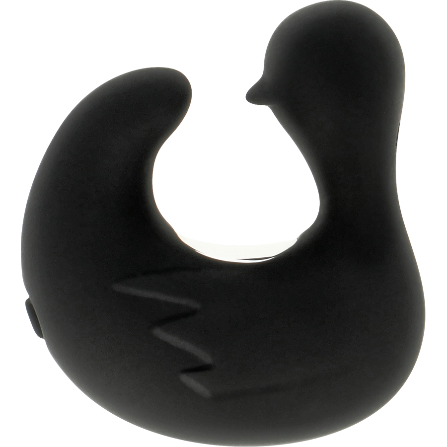 BLACK&SILVER - DUCKYMANIA RECHARGEABLE SILICONE STIMULATING DUCK THIMBLE