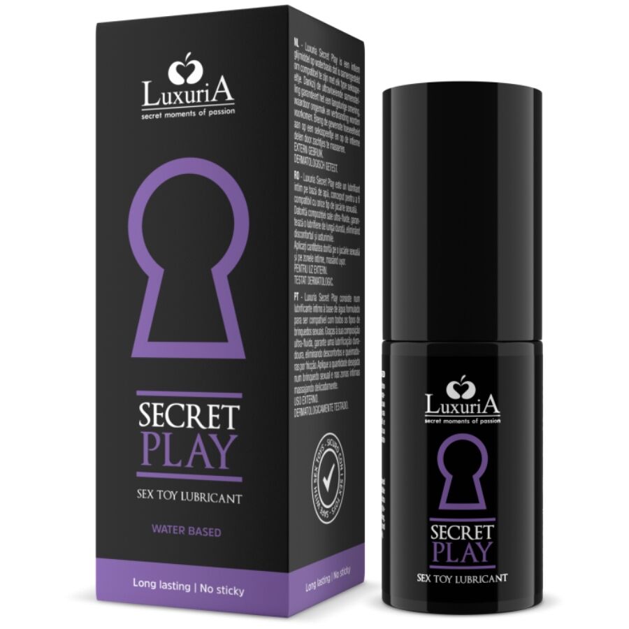 LUBRIFIANT POUR JOUETS SEXUELS INTIMATELINE LUXURIA - SECRET PLAY 30 ML