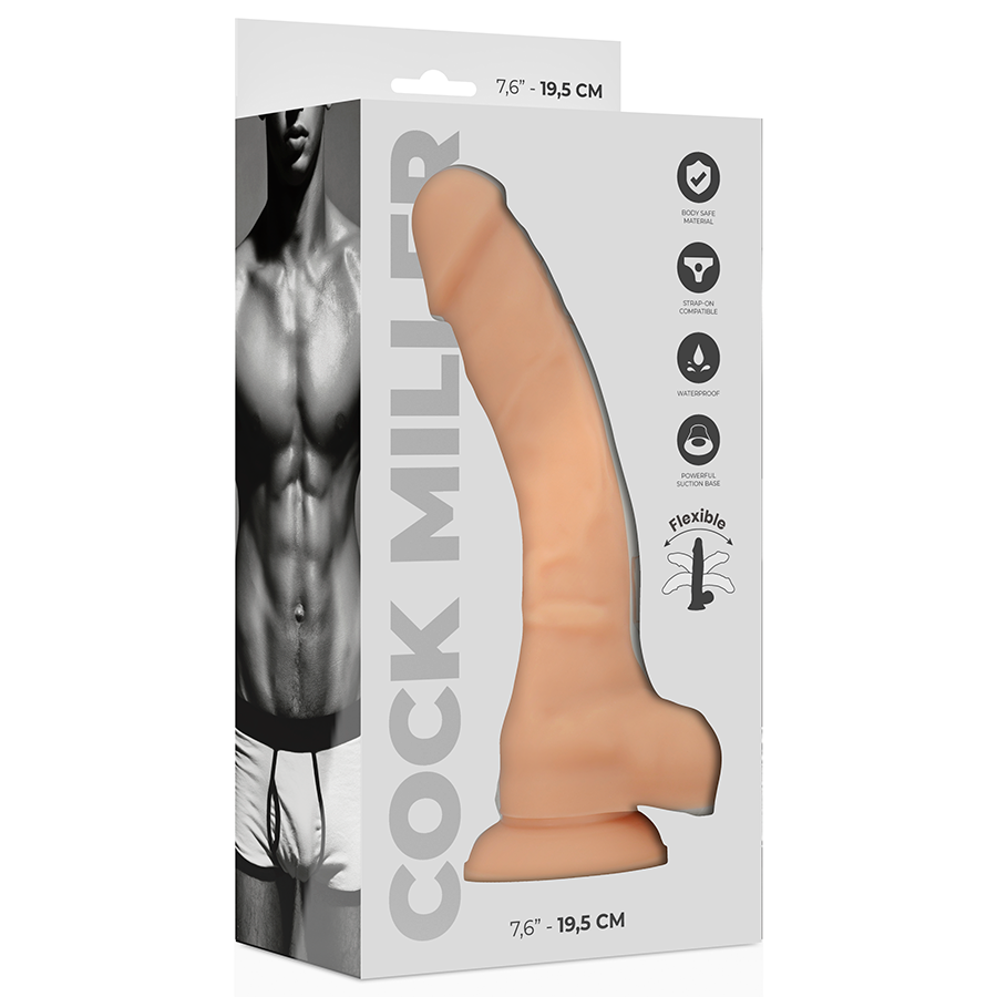 COCK MILLER - SILICONE DENSITY ARTICULABLE COCKSIL 19.5 CM