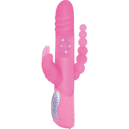 SEVEN CREATIONS - VIBRATEUR TRIPLE STIMULATION ROSE E RABBIT TRIPLE PLAY