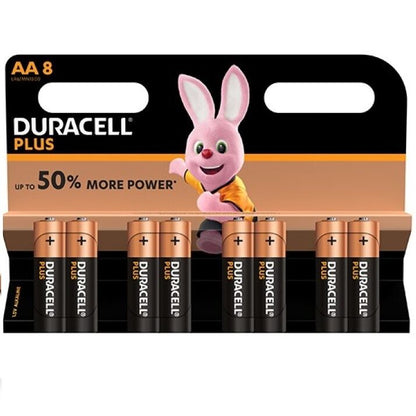 DURACELL - PILA PLUS POWER AA LR6 8UNIDADES