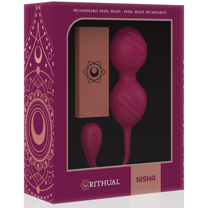 RITHUAL - NISHA RECHARGEABLE VIBRATING KEGEL BALLS ORCHID