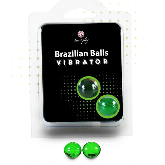 SECRETPLAY - LOT DE 2 BALLES BRÉSILIENNES DE CHOC