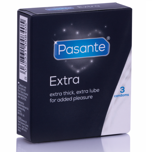 PASANTE - EXTRA CONDOM EXTRA ÉPAIS 3 UNITÉS