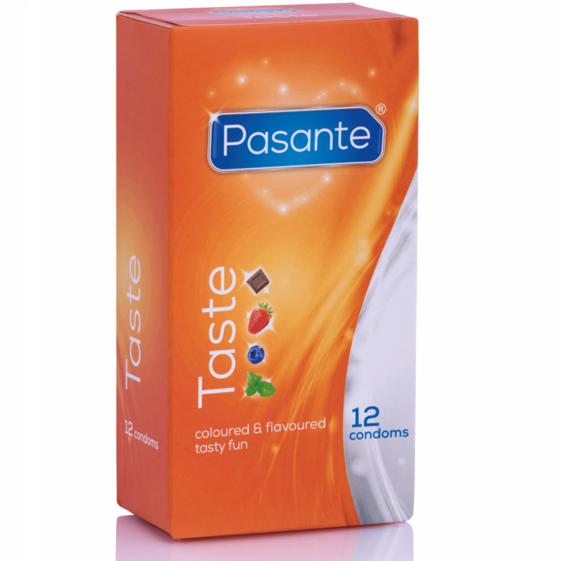 PASANTE - CONDONES SABORES 12 UNIDADES