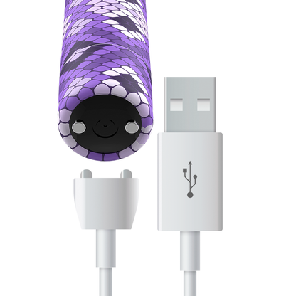 BALLES PERSONNALISÉES - BALLE RECHARGEABLE LILAC SNAKE 10 INTENSITÉS