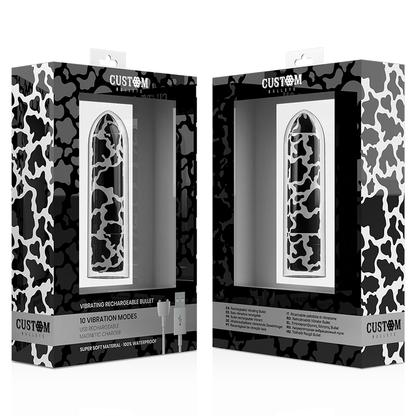 BALLES PERSONNALISÉES - BALLE DE VACHE RECHARGEABLE 10 INTENSITÉS