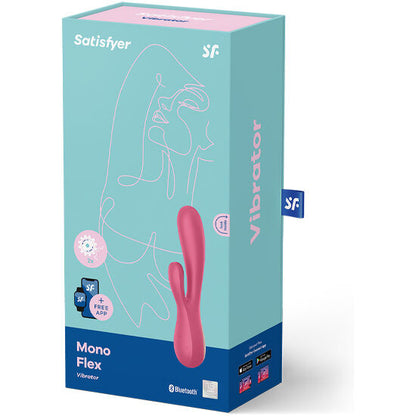 SATISFYER - MONO FLEX ROJO CON APLICACIÓN