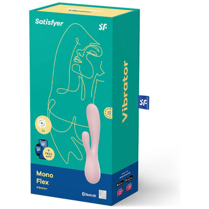 SATISFYER - MONO FLEX ROJO CON APLICACIÓN