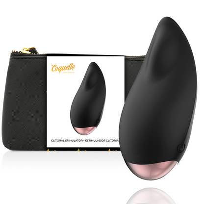 COQUETTE CHIC DESIRE - STIMULATEUR CLITORIELLE NOIR / GOUTTE D'OR