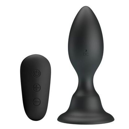 MR PLAY - PLUG ANAL AVEC VIBRATION NOIR TÉLÉCOMMANDE