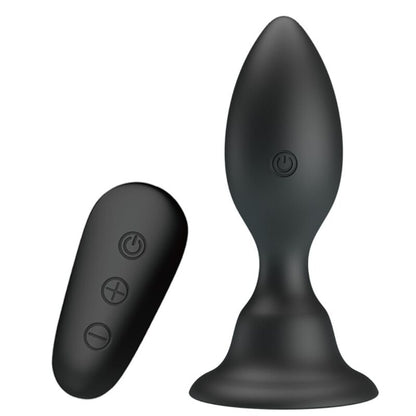 MR PLAY - PLUG ANAL AVEC VIBRATION NOIR TÉLÉCOMMANDE