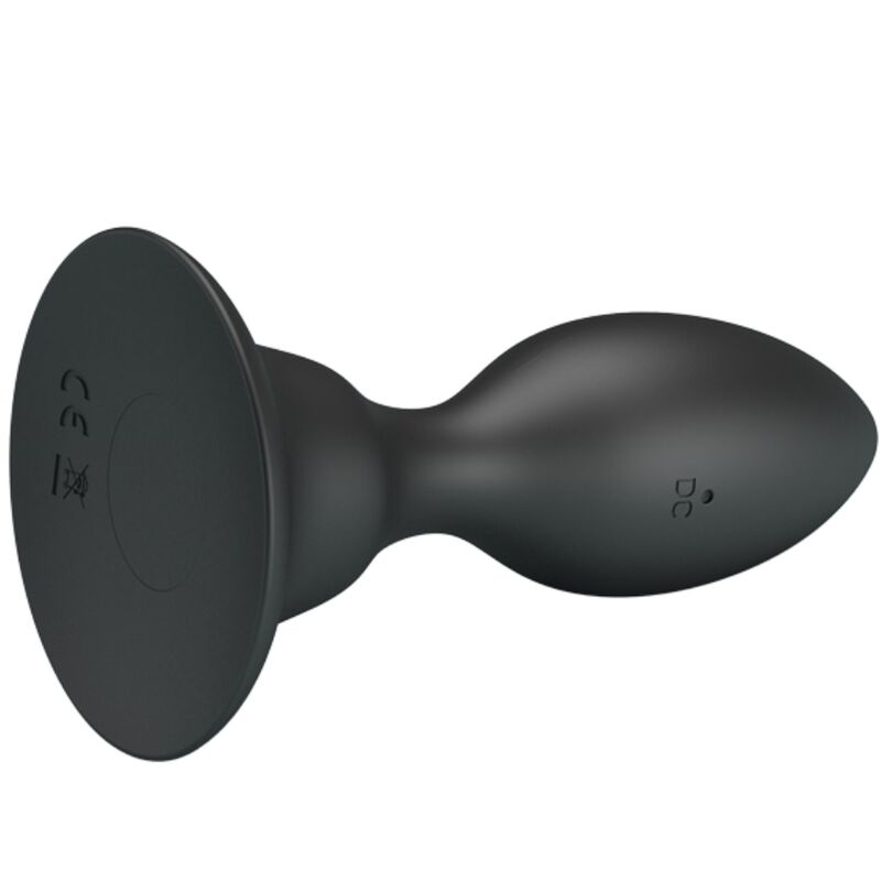 MR PLAY - PLUG ANAL AVEC VIBRATION NOIR TÉLÉCOMMANDE