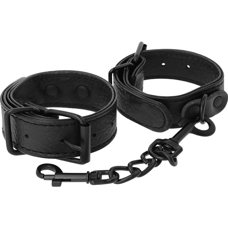 DARKNESS - TEXTURED THIN WIDTH HANDCUFFS