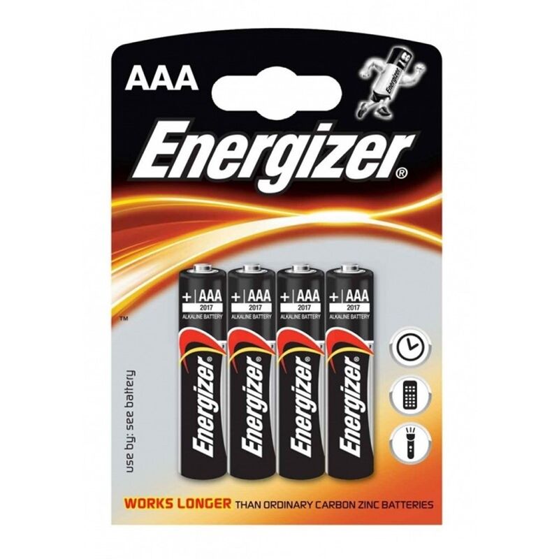 ENERGIZER - PILAS ALCALINAS AAA LR03 *4