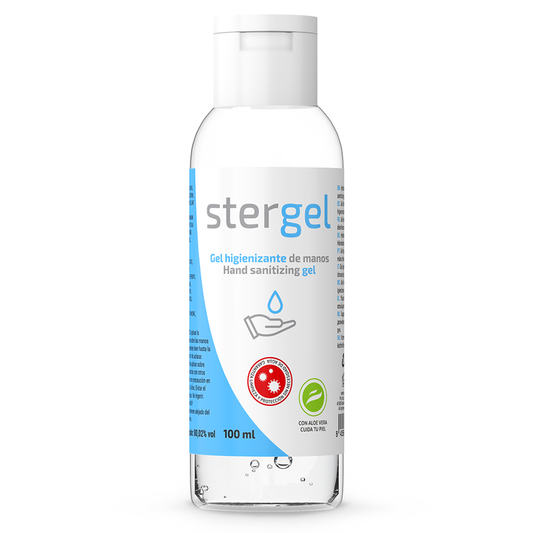 STERGEL - GEL HYDROALCOOLIQUE HYDROALCOOLIQUE HYDROALCOOLIQUE ALOE VERA 100ML 