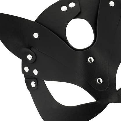 COQUETTE CHIC DESIRE - MASQUE EN CUIR VEGAN AVEC OREILLES DE LAPIN