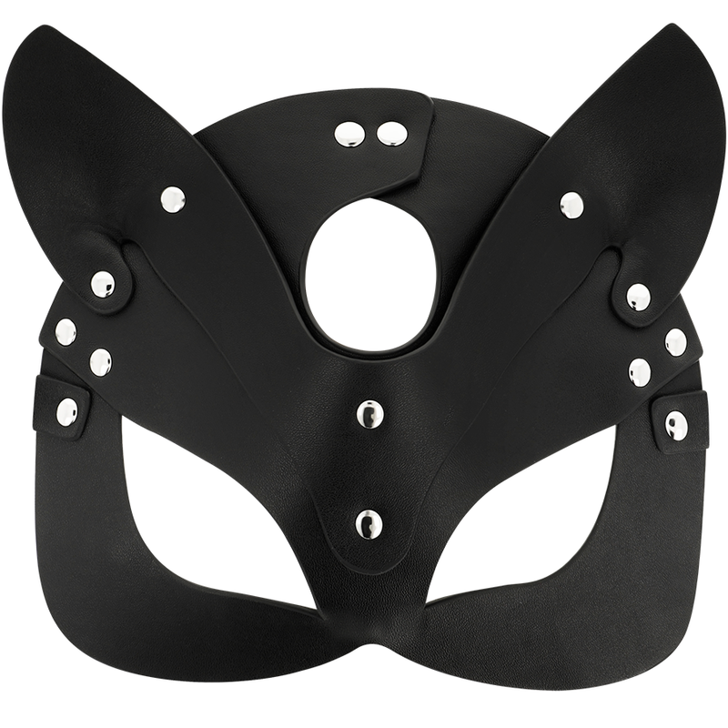 COQUETTE CHIC DESIRE - MASQUE EN CUIR VEGAN AVEC OREILLES DE LAPIN