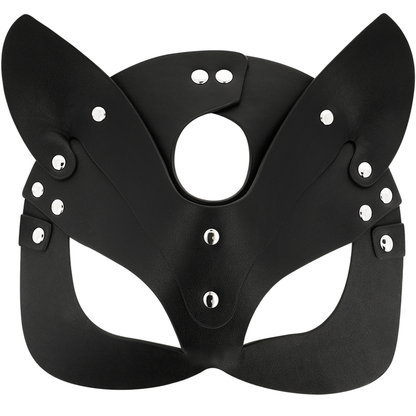 COQUETTE CHIC DESIRE - MASQUE EN CUIR VEGAN AVEC OREILLES DE LAPIN