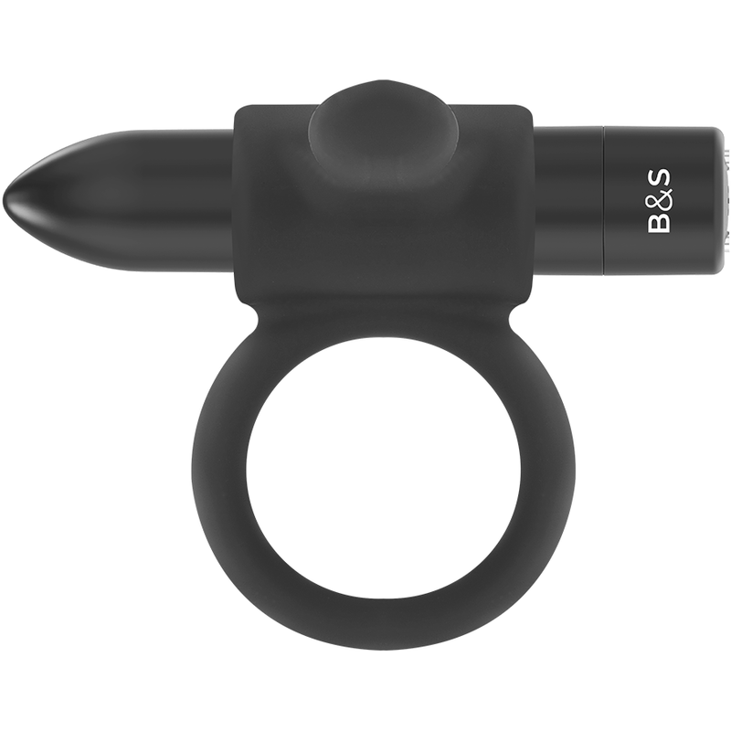 BLACK&amp;SILVER - BAGUE RECHARGEABLE CAMERON BLACK