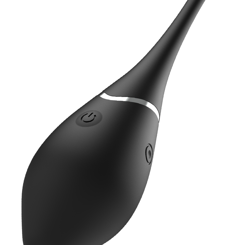 BLACK&SILVER - JENELL RECHARGEABLE VIBRATING EGG