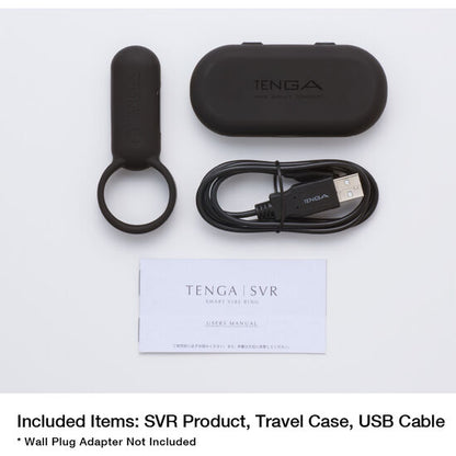 TENGA - SVR ANILLO VIBRADOR INTELIGENTE NEGRO