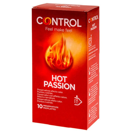 CONTROL - HOT PASSION EFFET CHAUFFANT 10 UNITÉS