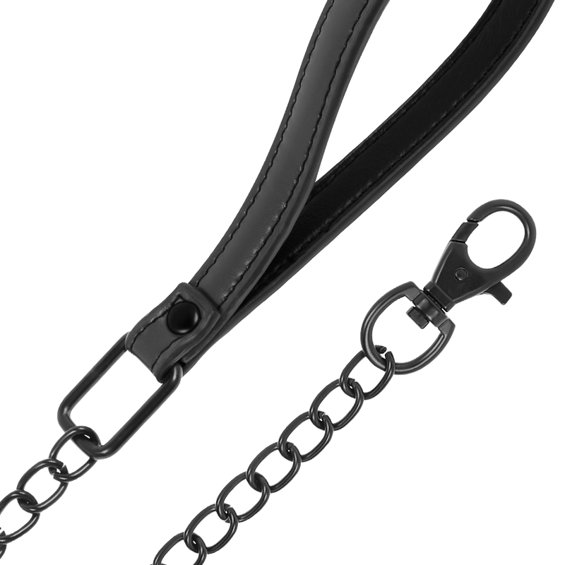 FETISH SUBMISSIVE - COLLIER CHAÎNE AVEC DOUBLURE EN NOPRÈNE