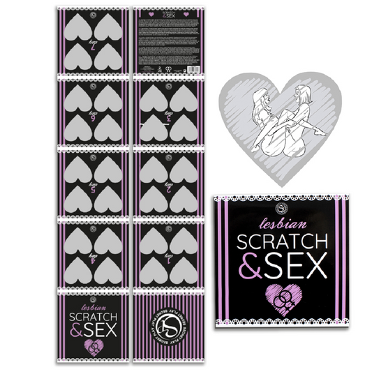 SECRETPLAY - SCRATCH & SEX GAME FOR COUPLES LESBIAN POSITIONS (ES/EN/FR/PT/DE)