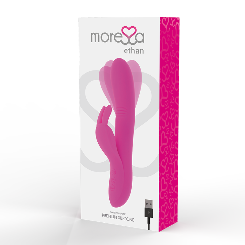 MORESSA - EFFET D'ONDES D'ÉTHANE VIBRATION PLUS PUISSANTE SILICONE PREMIUM RECHARGEABLE