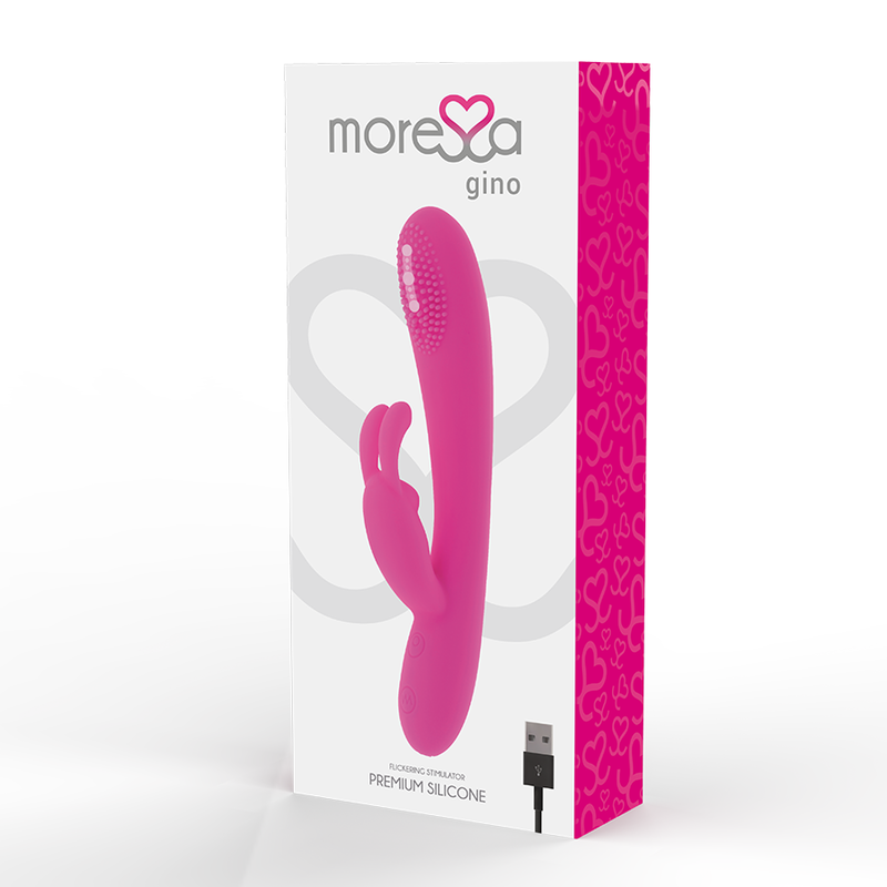 MORESSA - GINO RECHARGEABLE EN SILICONE DE QUALITÉ SUPÉRIEURE