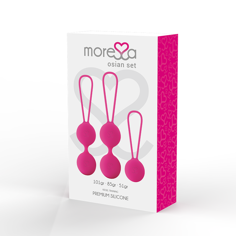 MORESSA - OSIAN SET PREMIUM SILICONE PINK (Osian One - 51 g | Osian Two - 101 g | Osian Three 85 g)