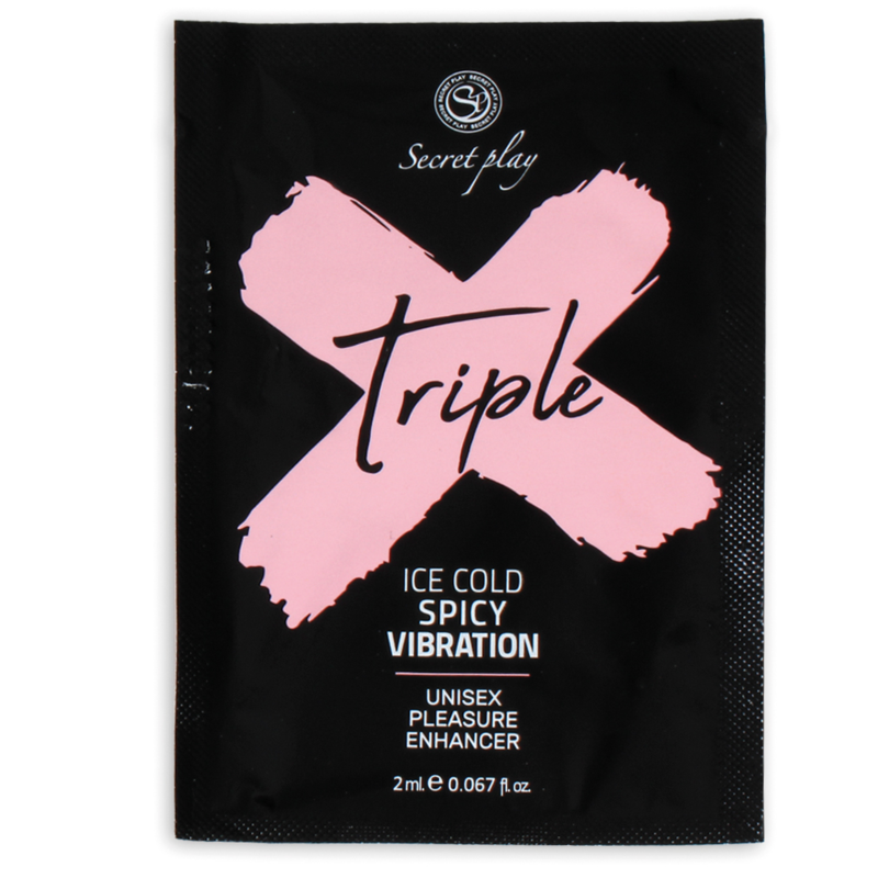 SECRETPLAY - INTENSIFICADOR DE PLACER TRIPLE X DOSIS ÚNICA