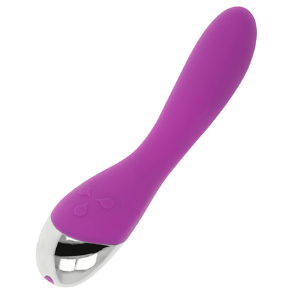 OHMAMA - VIBRADOR 6 MODOS Y 6 VELOCIDADES LILA 20,5 CM