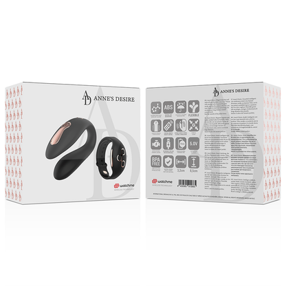 LE DÉSIR D'ANNE - DOUBLE PLAISIR TECHNOLOGIE WATCHME NOIR/OR