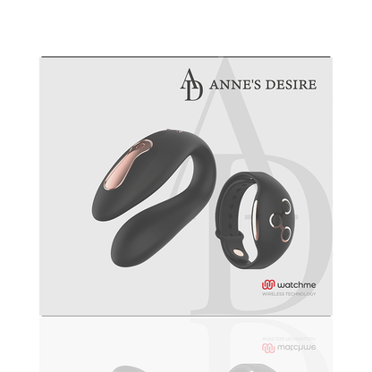 LE DÉSIR D'ANNE - DOUBLE PLAISIR TECHNOLOG A WATCHME NOIR/OR